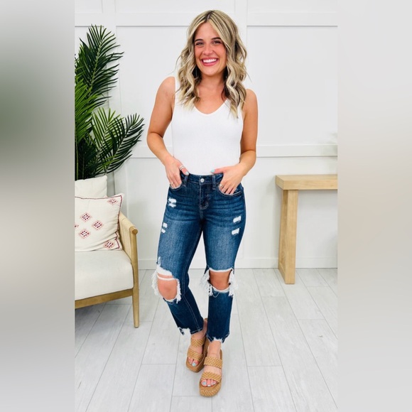 Lovervet Denim - Lovervet by Vervet You're My Lover 2.0 Cropped Straight Leg Jeans Size 3/26